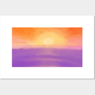 Calming Sunset Posters and Art